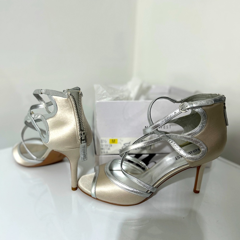 Nine West strappy heels